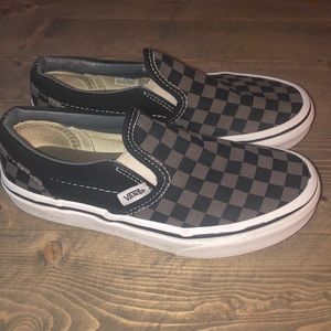 Kids Checkered Vans